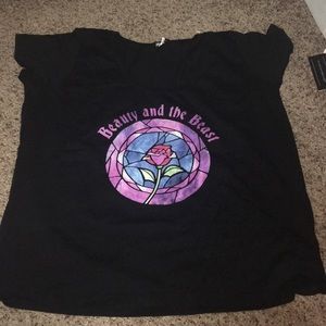 Ladies 2XL Disney Beauty and the Beast T-shirt